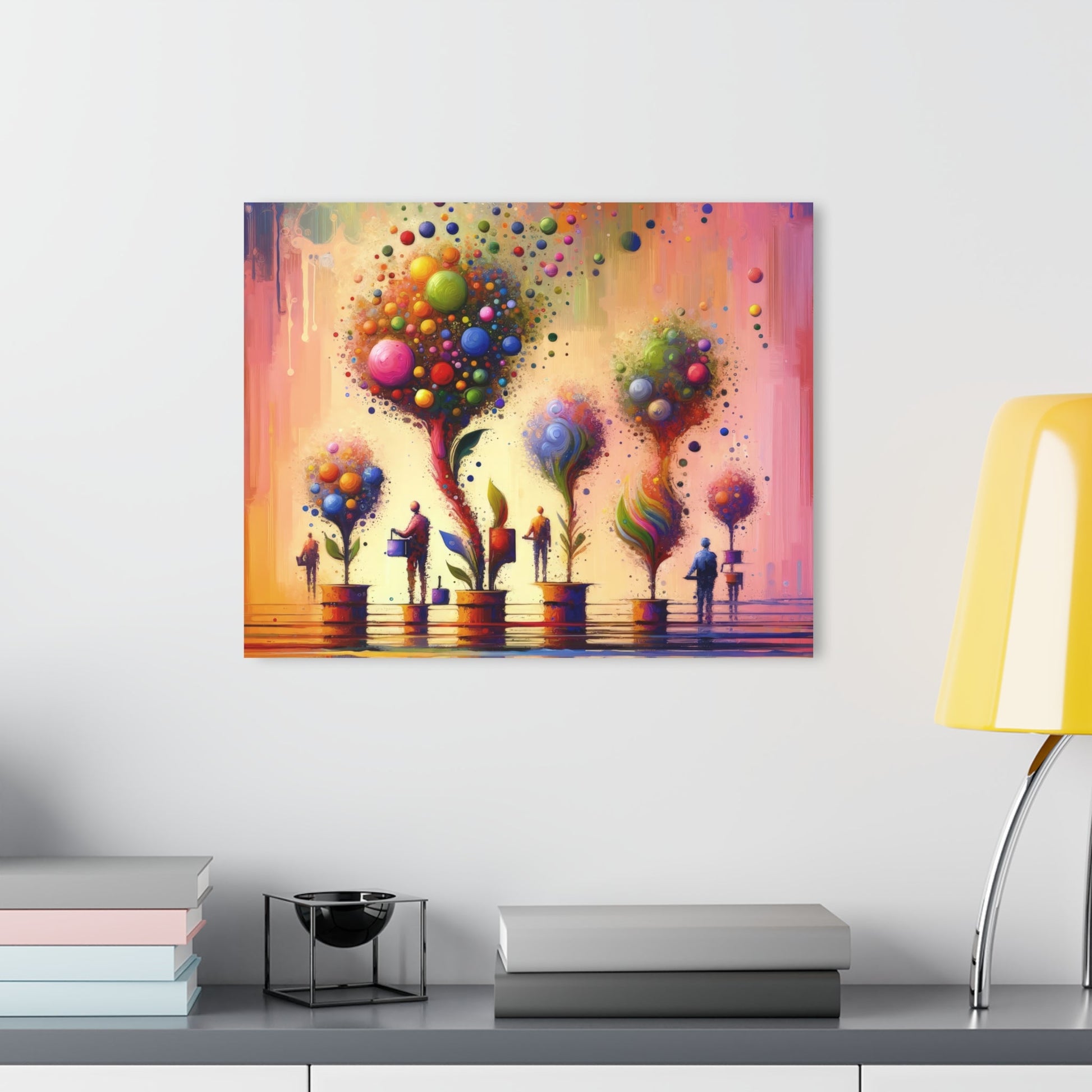 Vibrant Digital Arboriculture Acrylic Prints (French Cleat Hanging) - ATUH.ART