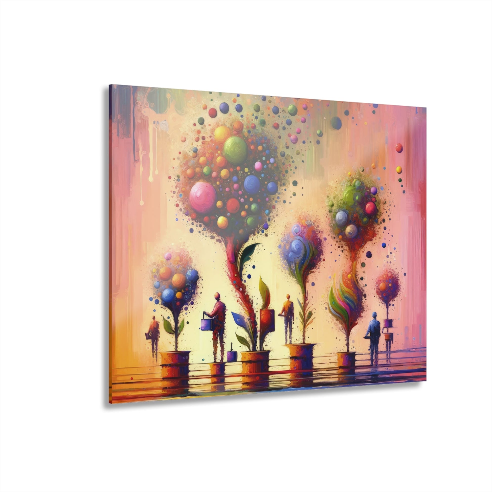 Vibrant Digital Arboriculture Acrylic Prints (French Cleat Hanging) - ATUH.ART