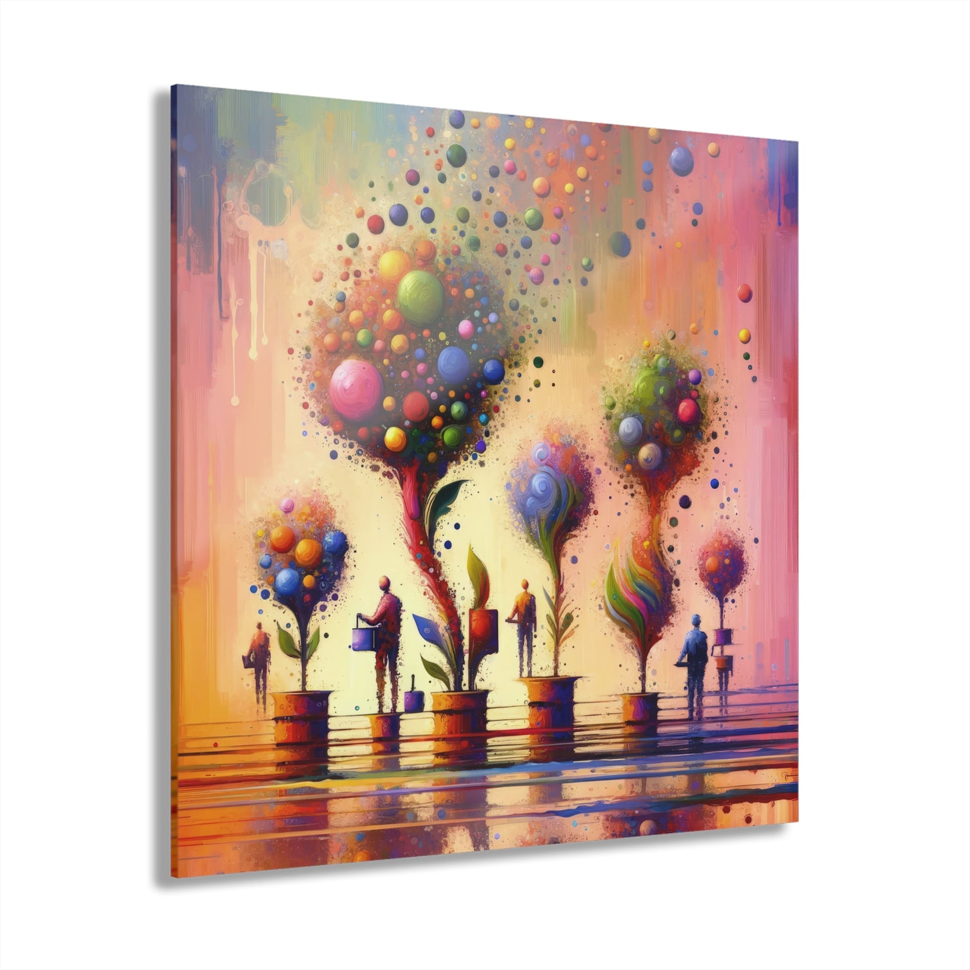 Vibrant Digital Arboriculture Acrylic Prints (French Cleat Hanging) - ATUH.ART