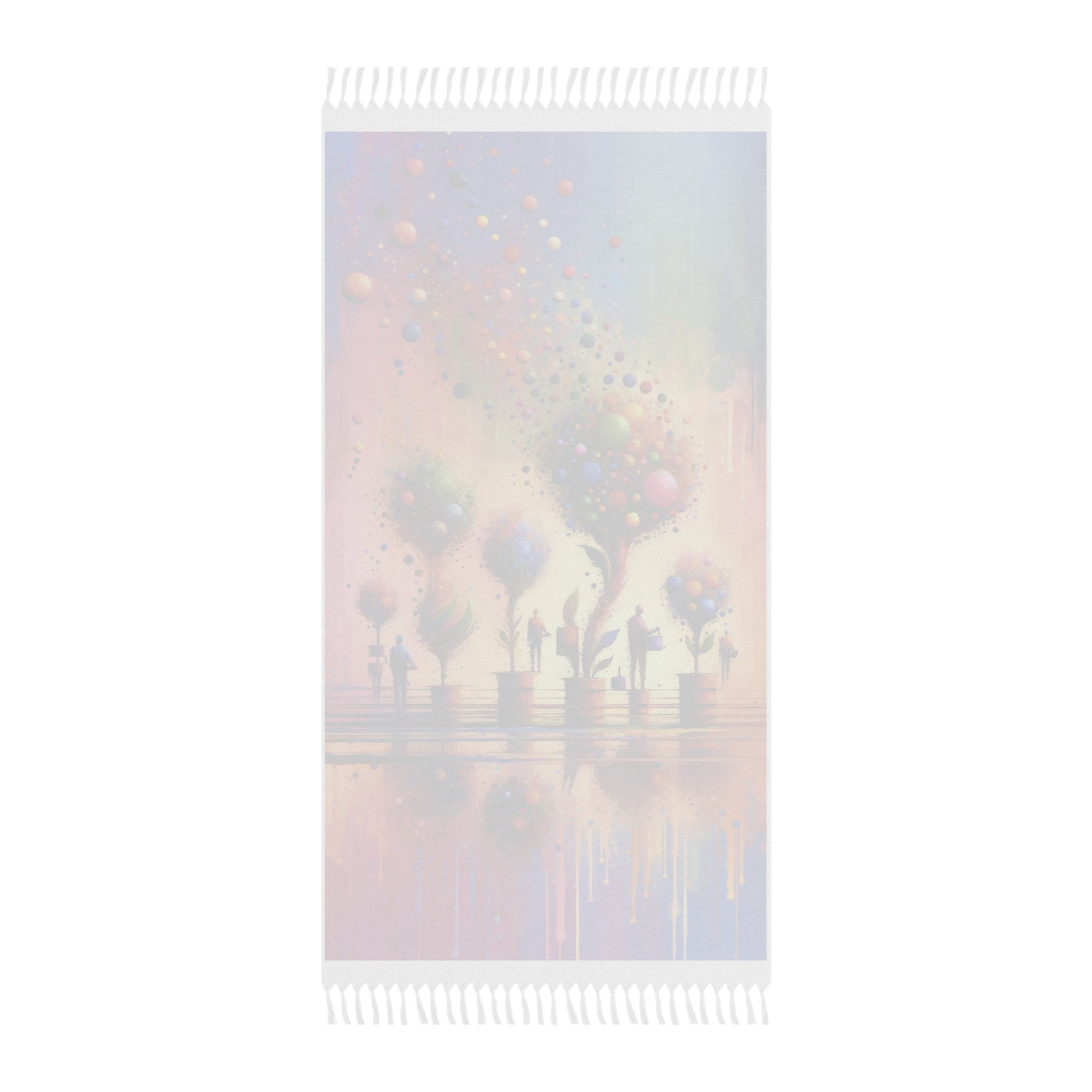 Vibrant Digital Arboriculture Boho Beach Cloth - ATUH.ART