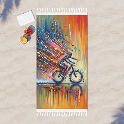 Vibrant Dynamic Sovereignty Boho Beach Cloth - ATUH.ART