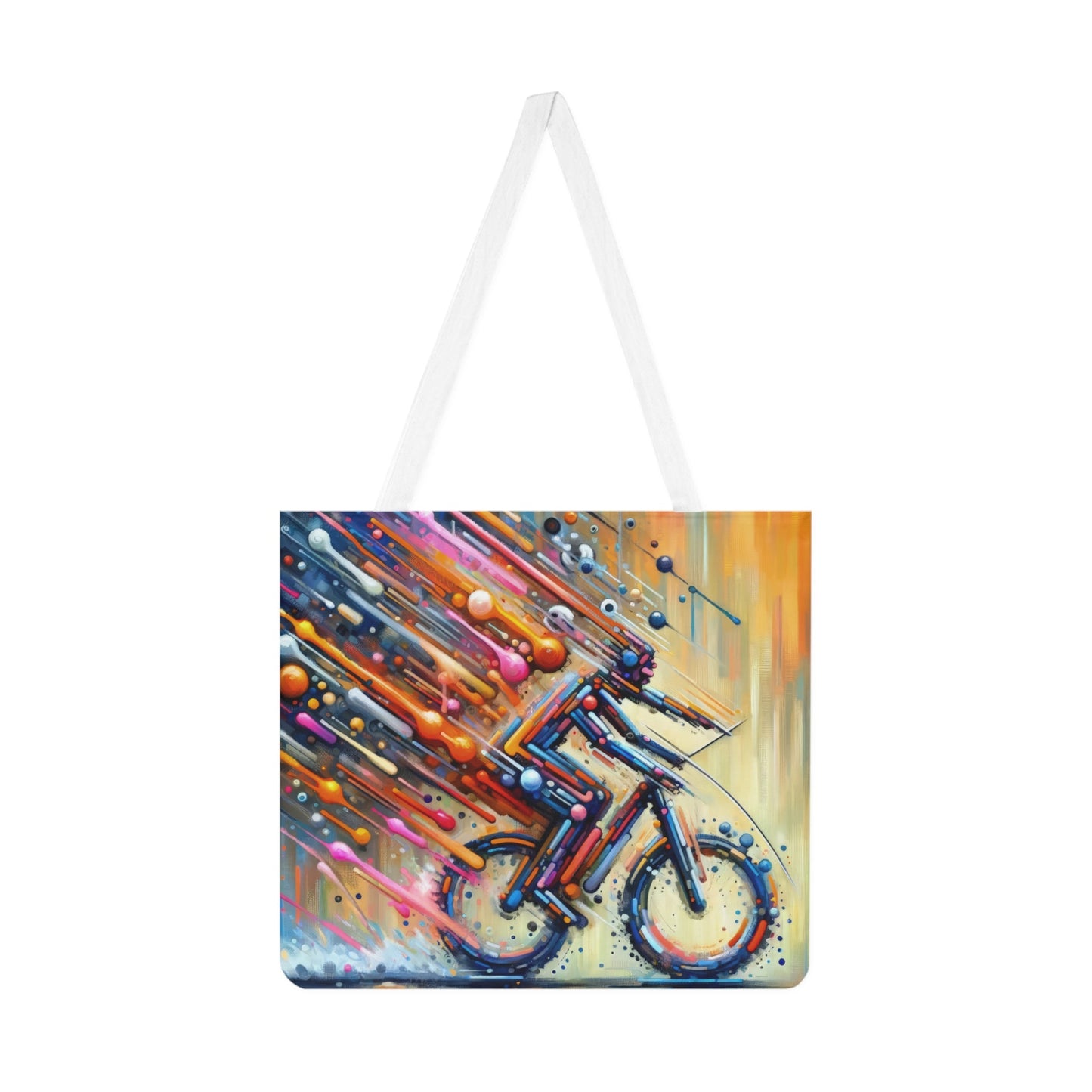 Vibrant Dynamic Sovereignty Shoulder Tote Bag (AOP) - ATUH.ART