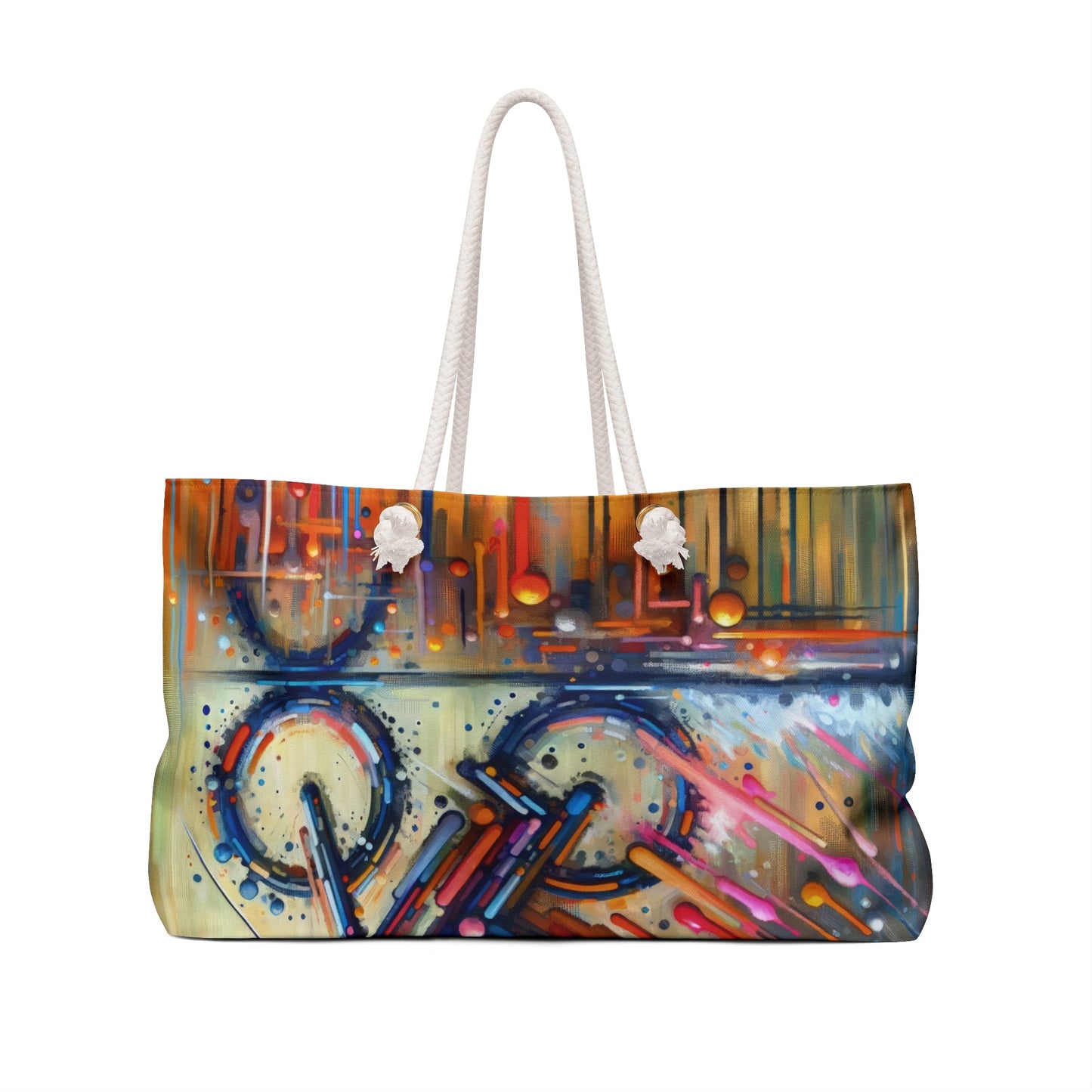 Vibrant Dynamic Sovereignty Weekender Bag - ATUH.ART