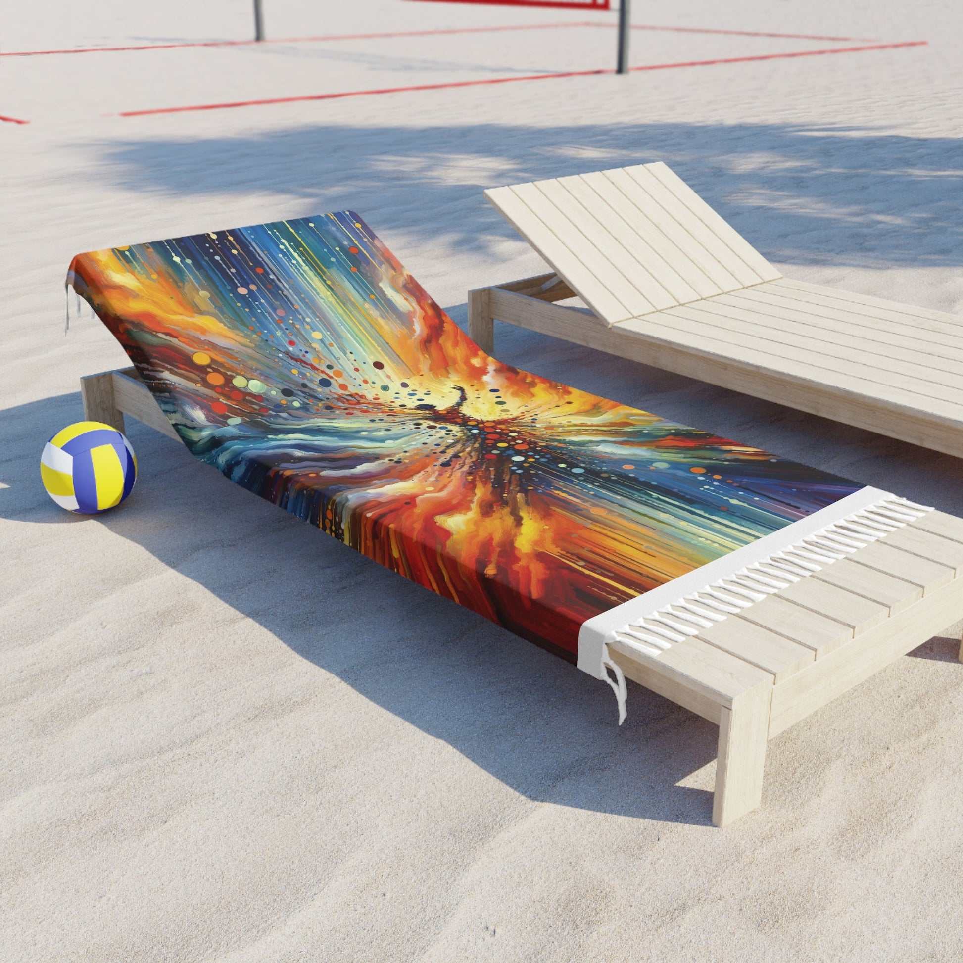 Vibrant Growth Symphony Boho Beach Cloth - ATUH.ART