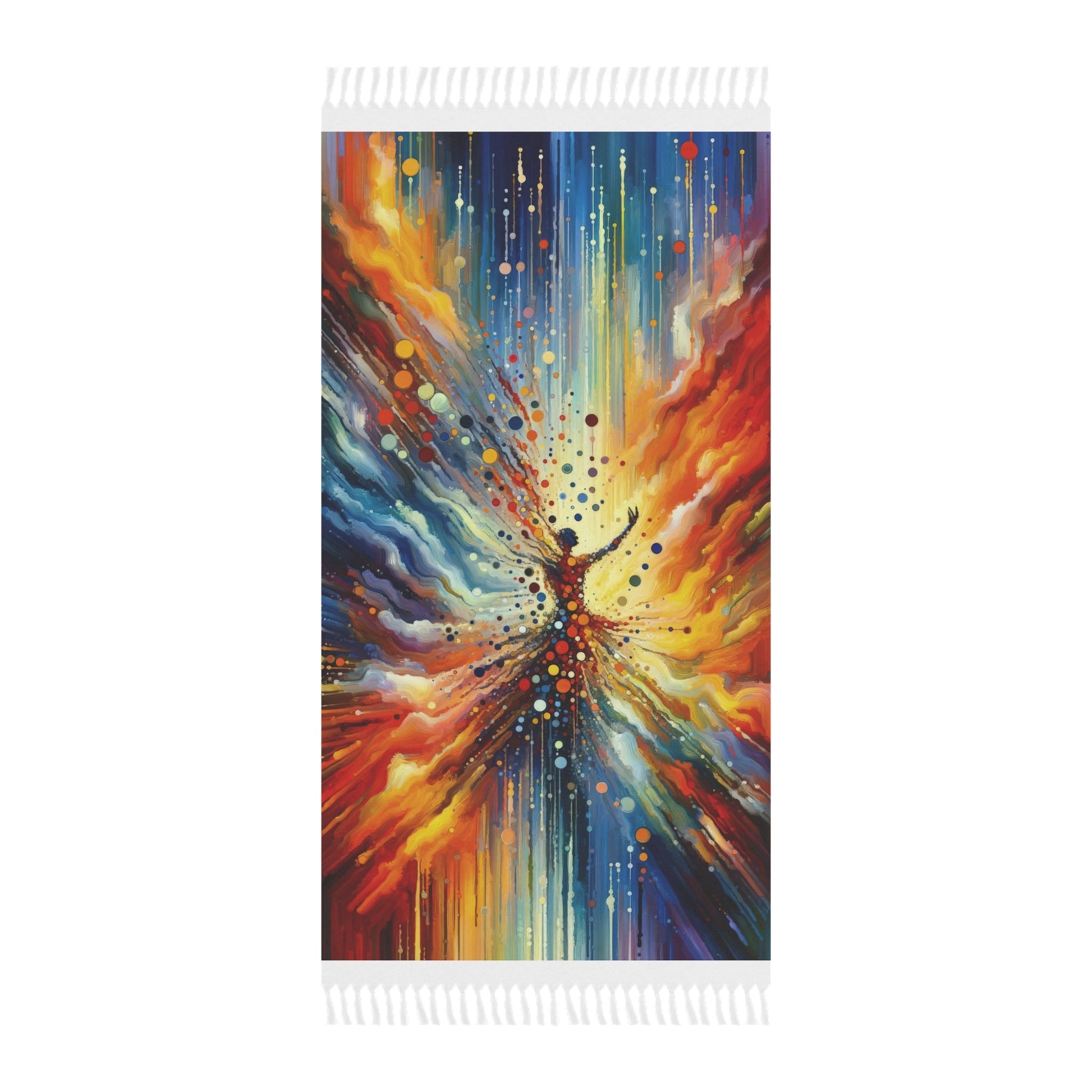 Vibrant Growth Symphony Boho Beach Cloth - ATUH.ART