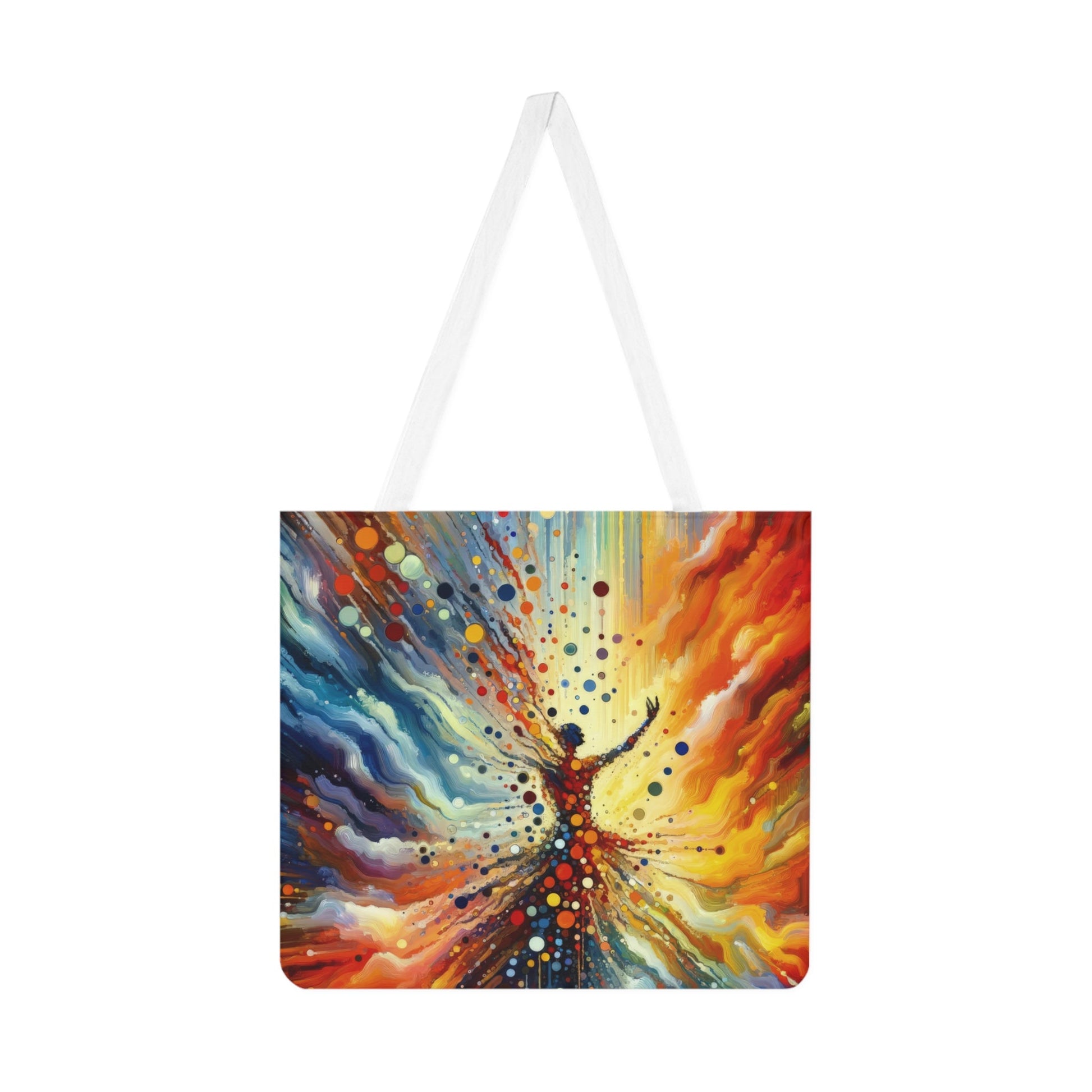 Vibrant Growth Symphony Shoulder Tote Bag (AOP) - ATUH.ART