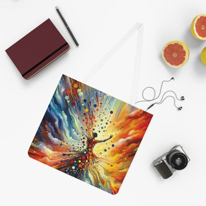 Vibrant Growth Symphony Shoulder Tote Bag (AOP) - ATUH.ART