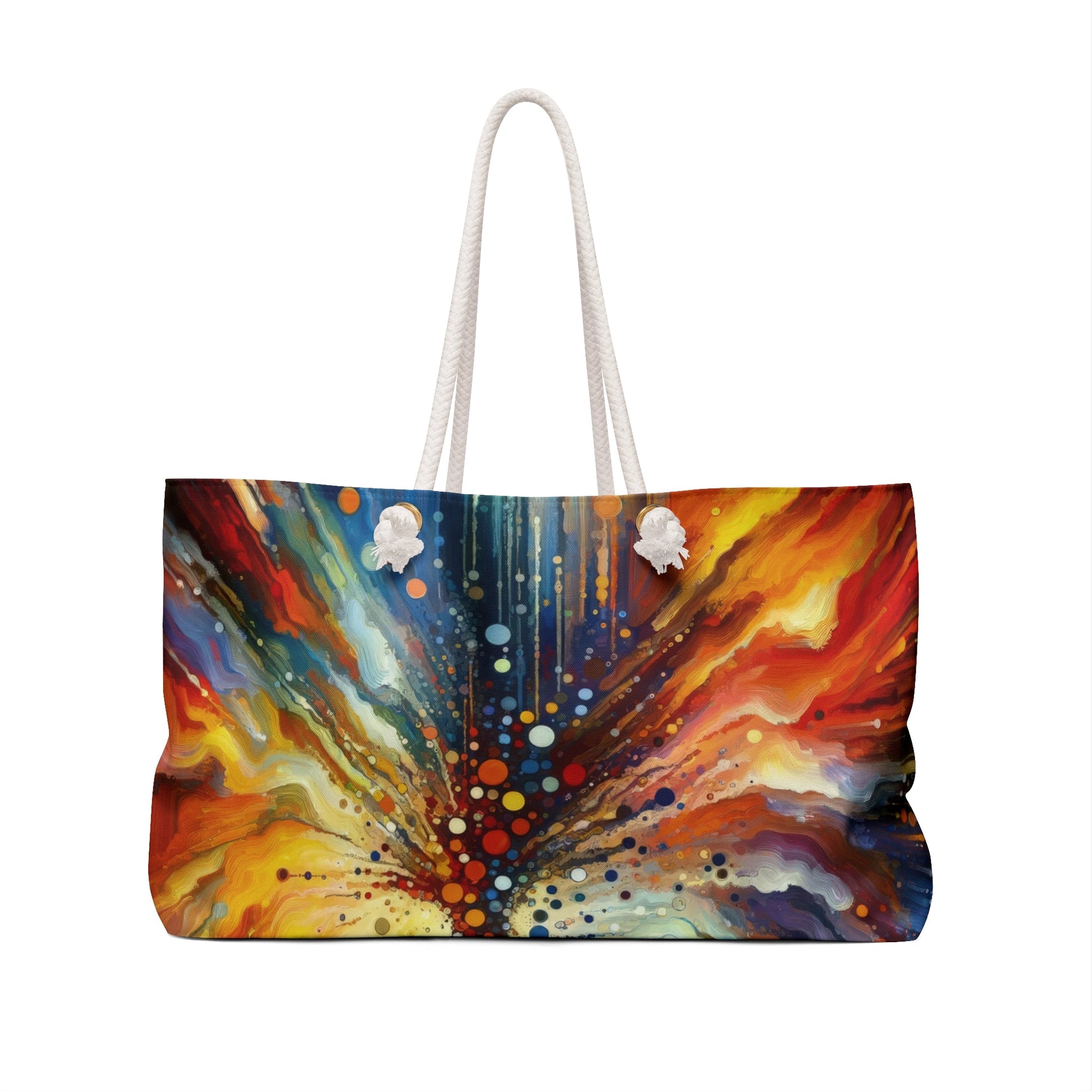 Vibrant Growth Symphony Weekender Bag - ATUH.ART