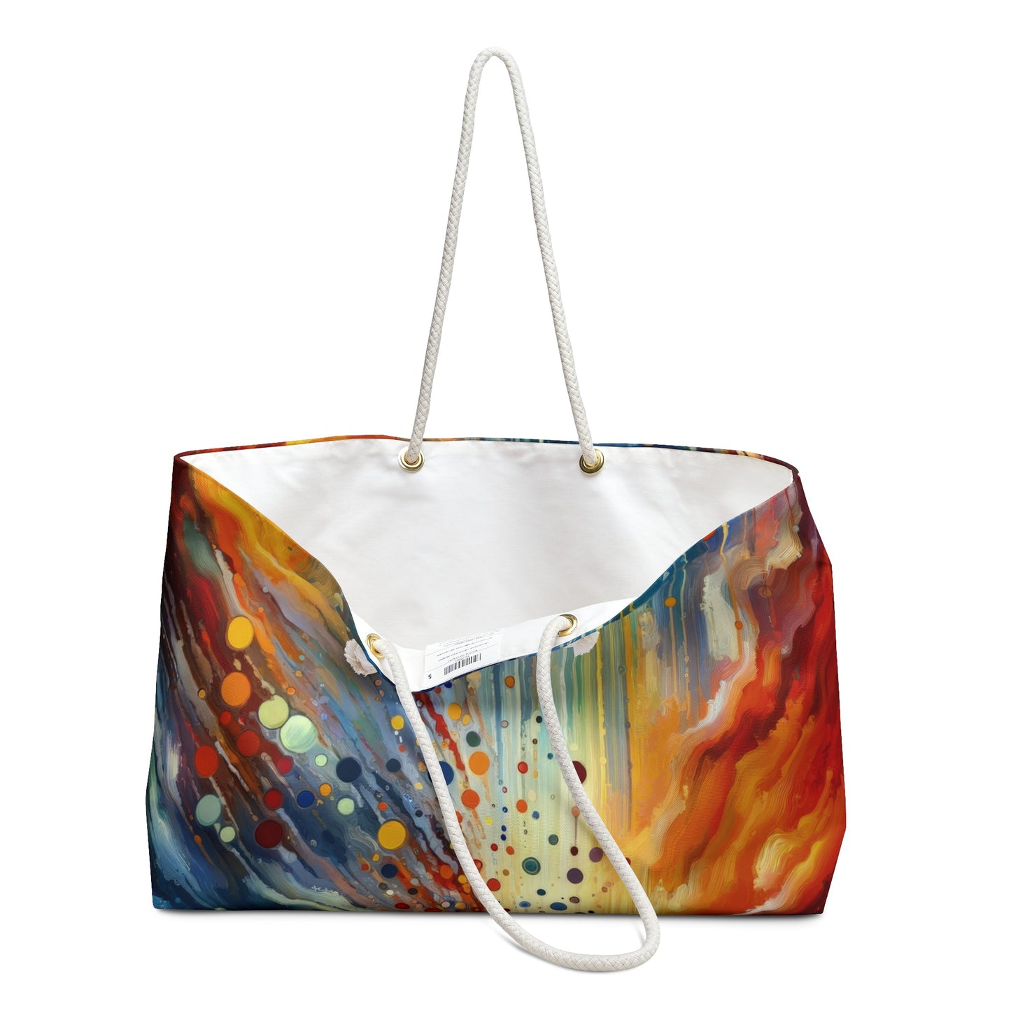 Vibrant Growth Symphony Weekender Bag - ATUH.ART