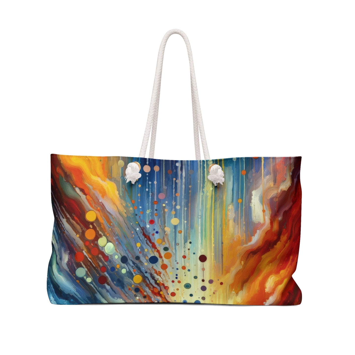 Vibrant Growth Symphony Weekender Bag - ATUH.ART