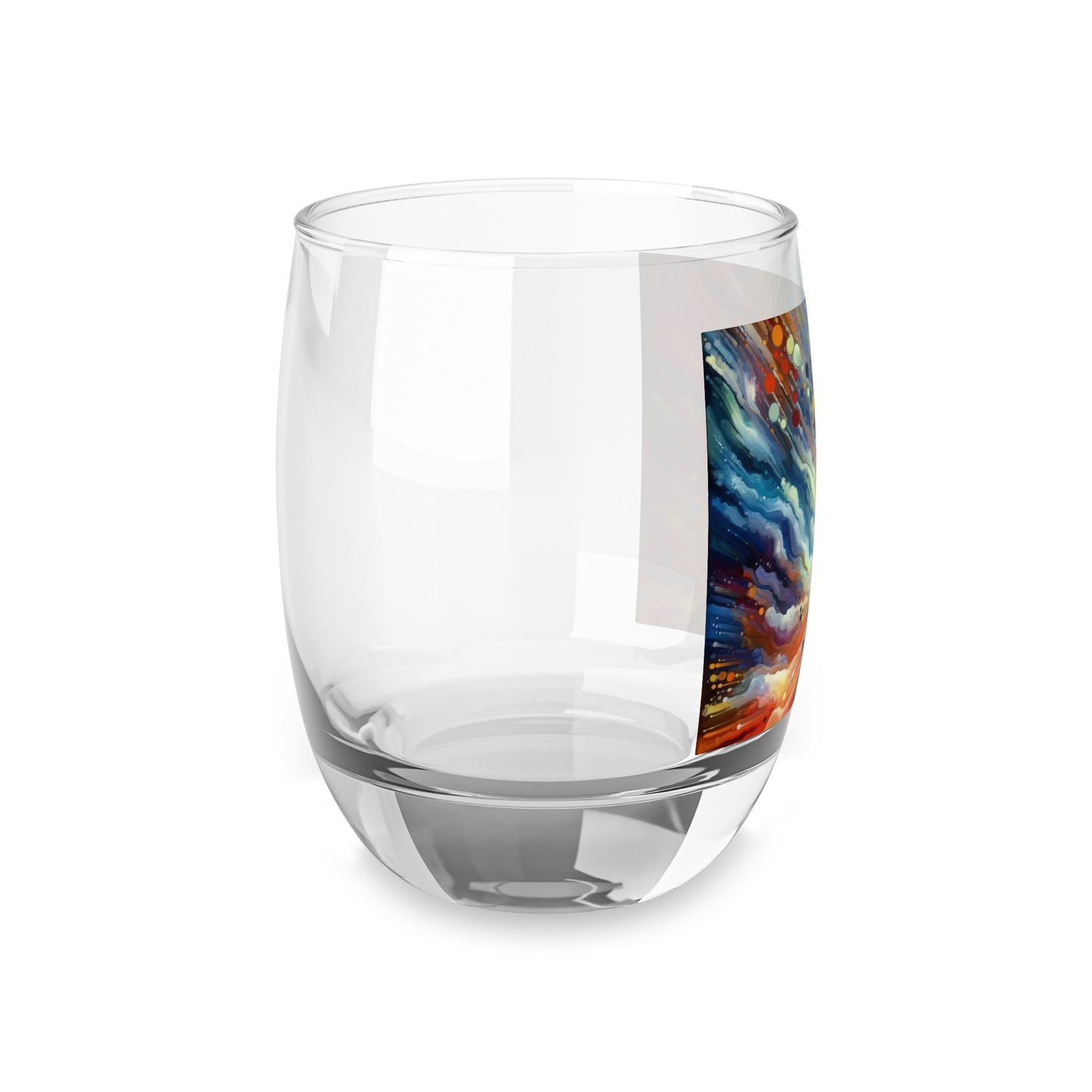 Vibrant Growth Symphony Whiskey Glass - ATUH.ART