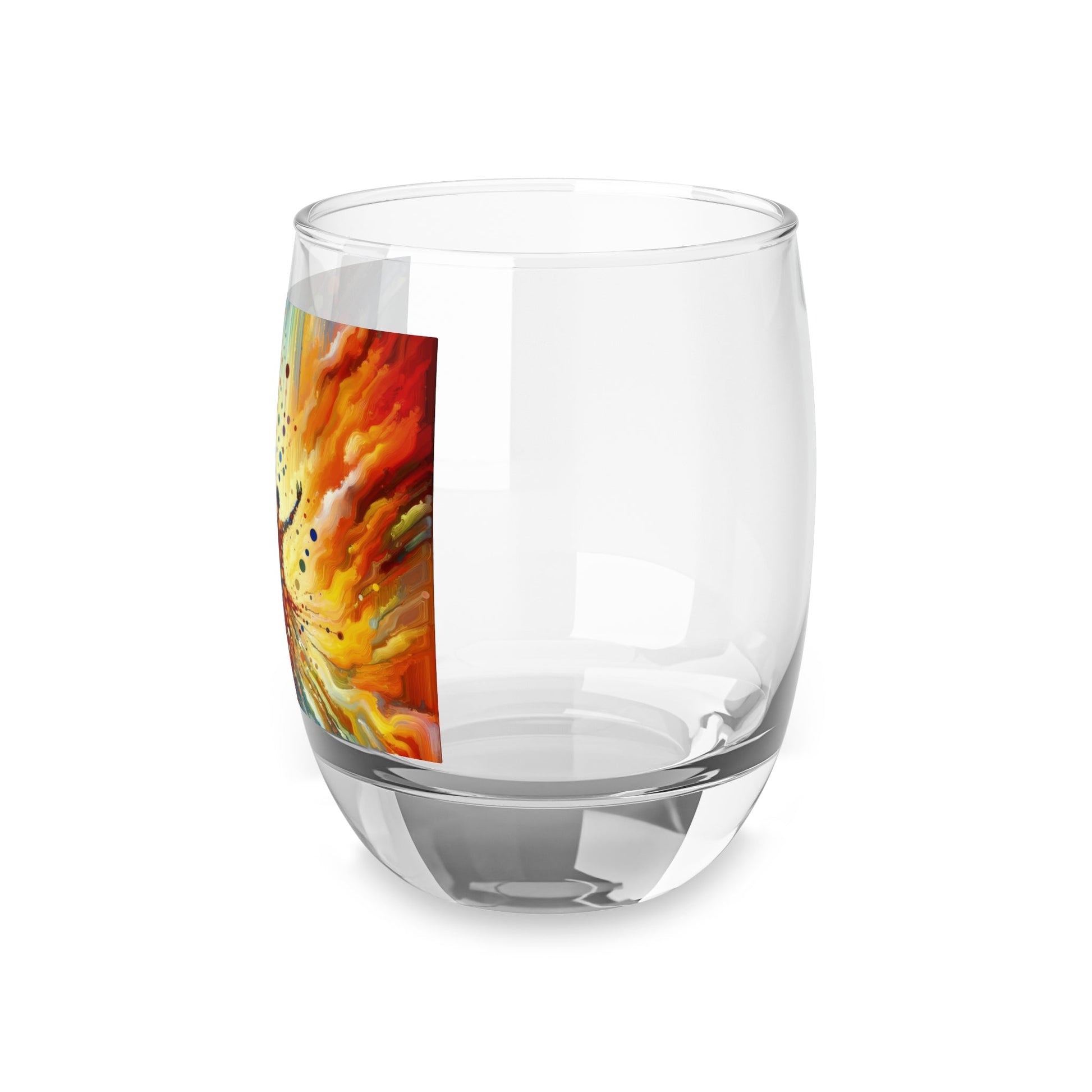 Vibrant Growth Symphony Whiskey Glass - ATUH.ART