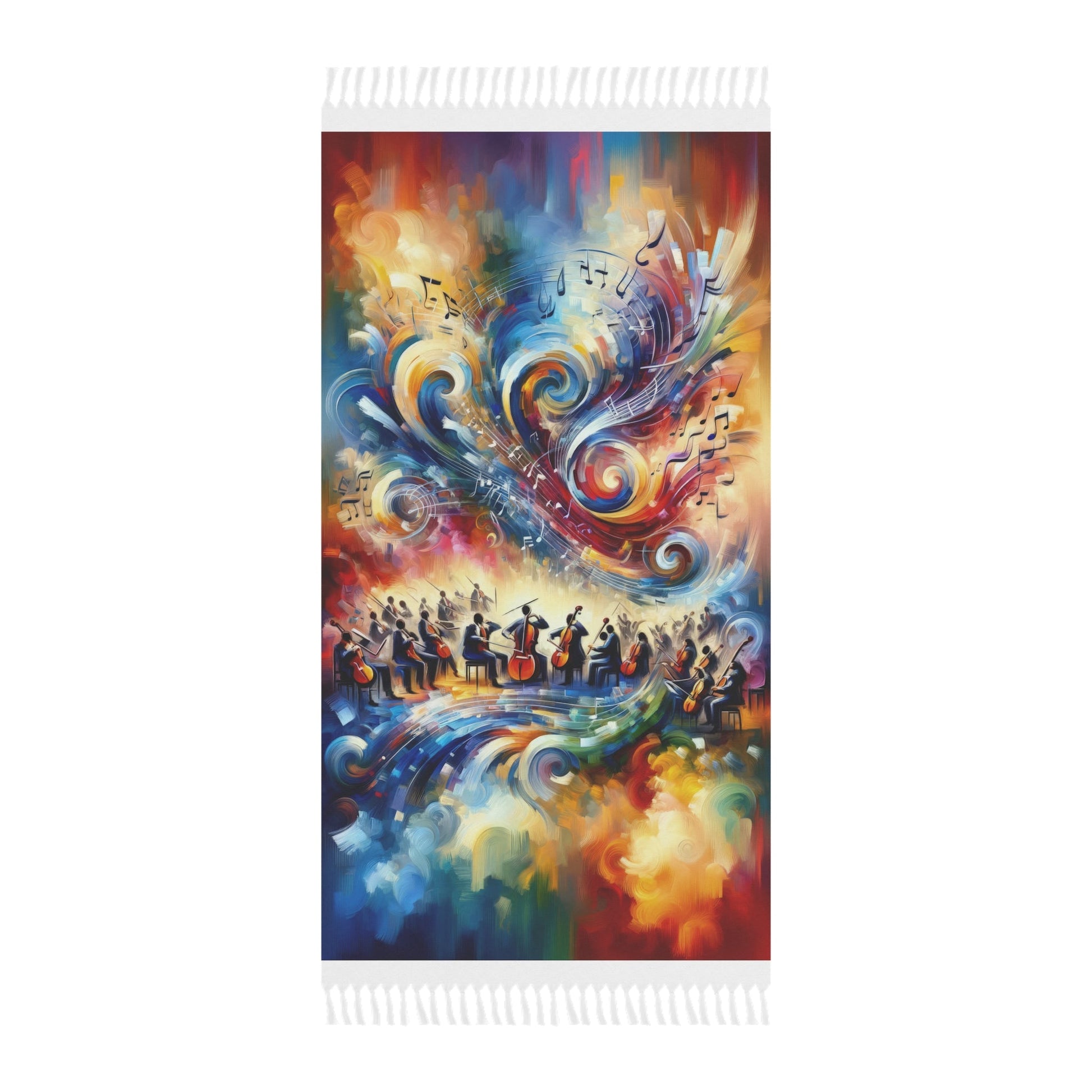 Vibrant Maestro Symphony Boho Beach Cloth - ATUH.ART