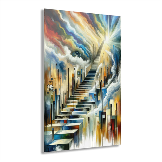 Visionary Evolutionary Progress Acrylic Prints (French Cleat Hanging) - ATUH.ART