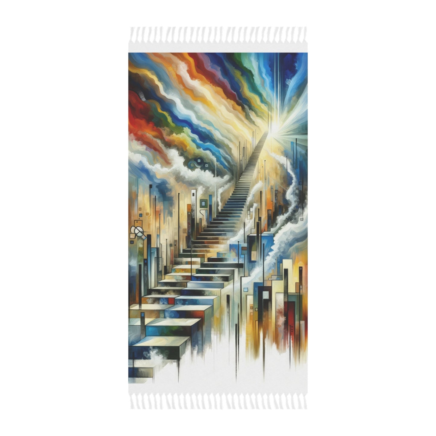 Visionary Evolutionary Progress Boho Beach Cloth - ATUH.ART