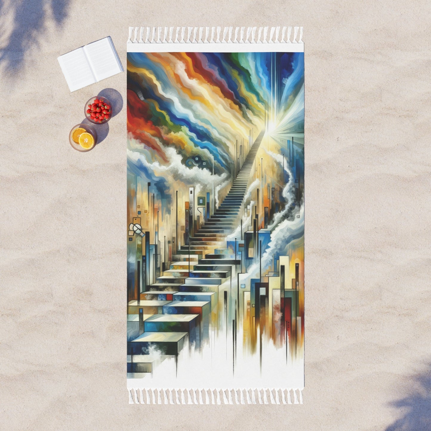 Visionary Evolutionary Progress Boho Beach Cloth - ATUH.ART