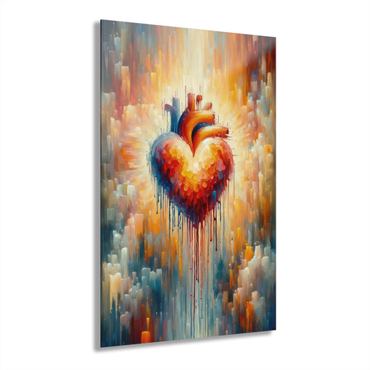 Vital Compassionate Beat Acrylic Prints (French Cleat Hanging) - ATUH.ART
