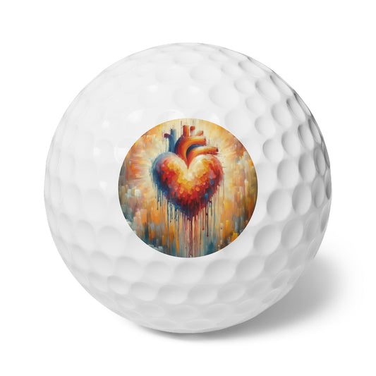 Vital Compassionate Beat Golf Balls, 6pcs - ATUH.ART