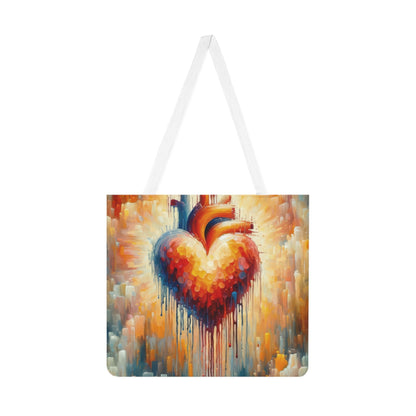 Vital Compassionate Beat Shoulder Tote Bag (AOP) - ATUH.ART