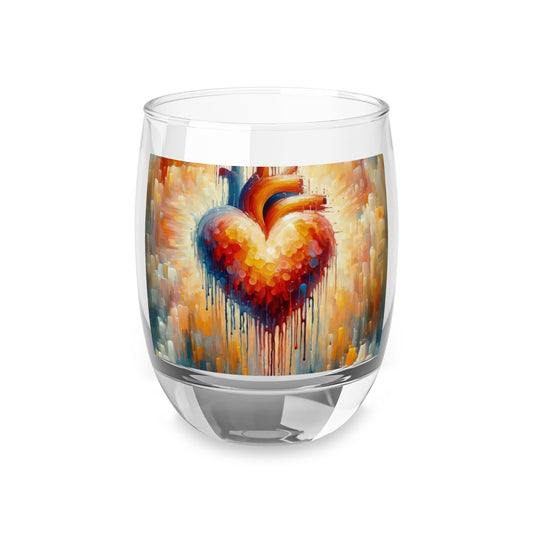 Vital Compassionate Beat Whiskey Glass - ATUH.ART