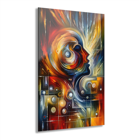 Vulnerability Emotional Exchange Acrylic Prints (French Cleat Hanging) - ATUH.ART
