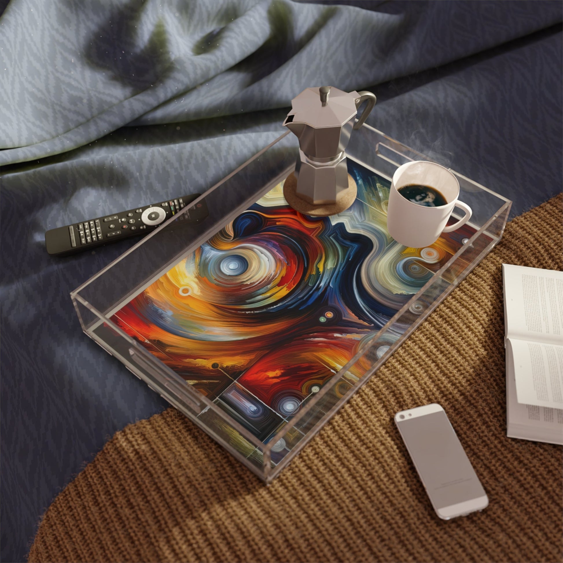 Vulnerability Emotional Exchange Acrylic Serving Tray - ATUH.ART