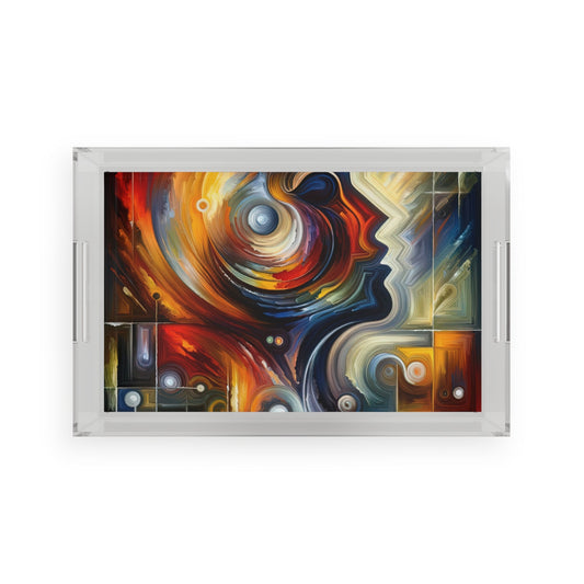 Vulnerability Emotional Exchange Acrylic Serving Tray - ATUH.ART