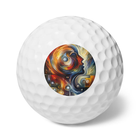 Vulnerability Emotional Exchange Golf Balls, 6pcs - ATUH.ART