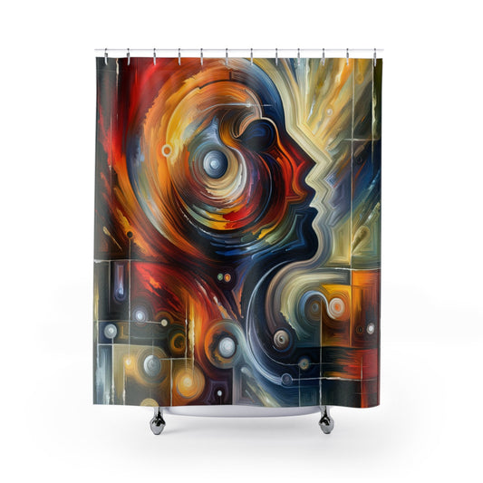 Vulnerability Emotional Exchange Shower Curtains - ATUH.ART
