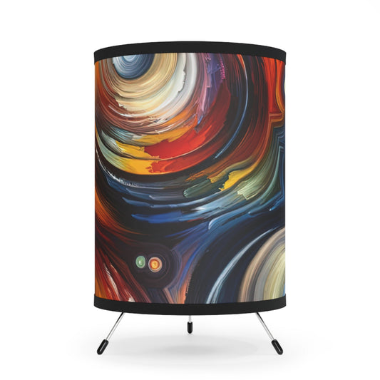 Vulnerability Emotional Exchange Tripod Lamp with High-Res Printed Shade, US\CA plug - ATUH.ART