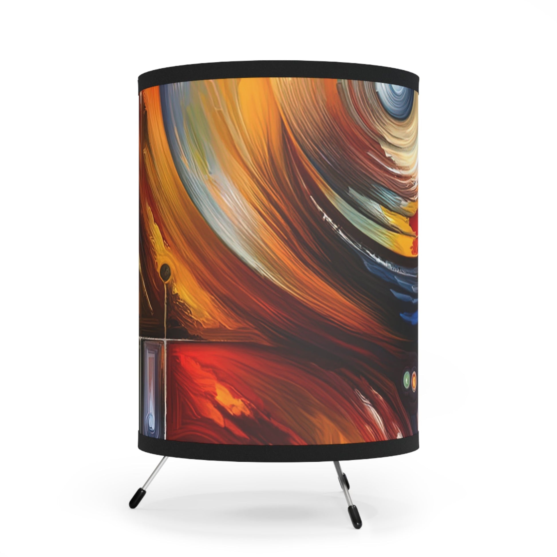 Vulnerability Emotional Exchange Tripod Lamp with High-Res Printed Shade, US\CA plug - ATUH.ART