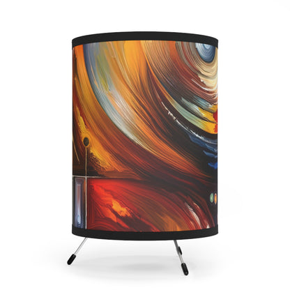 Vulnerability Emotional Exchange Tripod Lamp with High-Res Printed Shade, US\CA plug - ATUH.ART