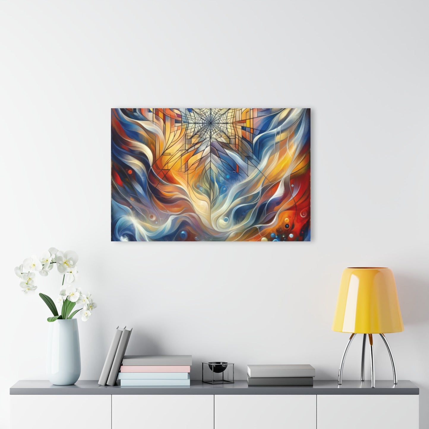 Weaving Renewal Web Acrylic Prints (French Cleat Hanging) - ATUH.ART
