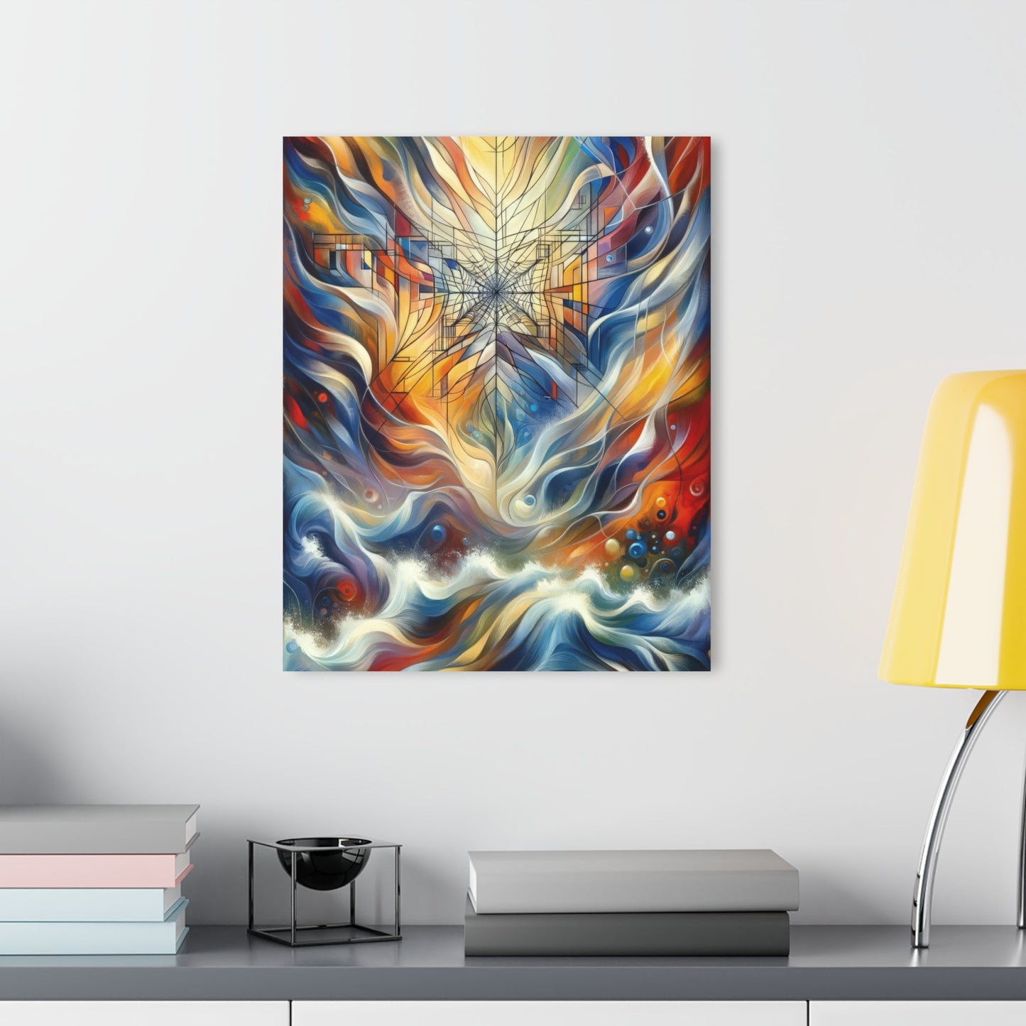 Weaving Renewal Web Acrylic Prints (French Cleat Hanging) - ATUH.ART