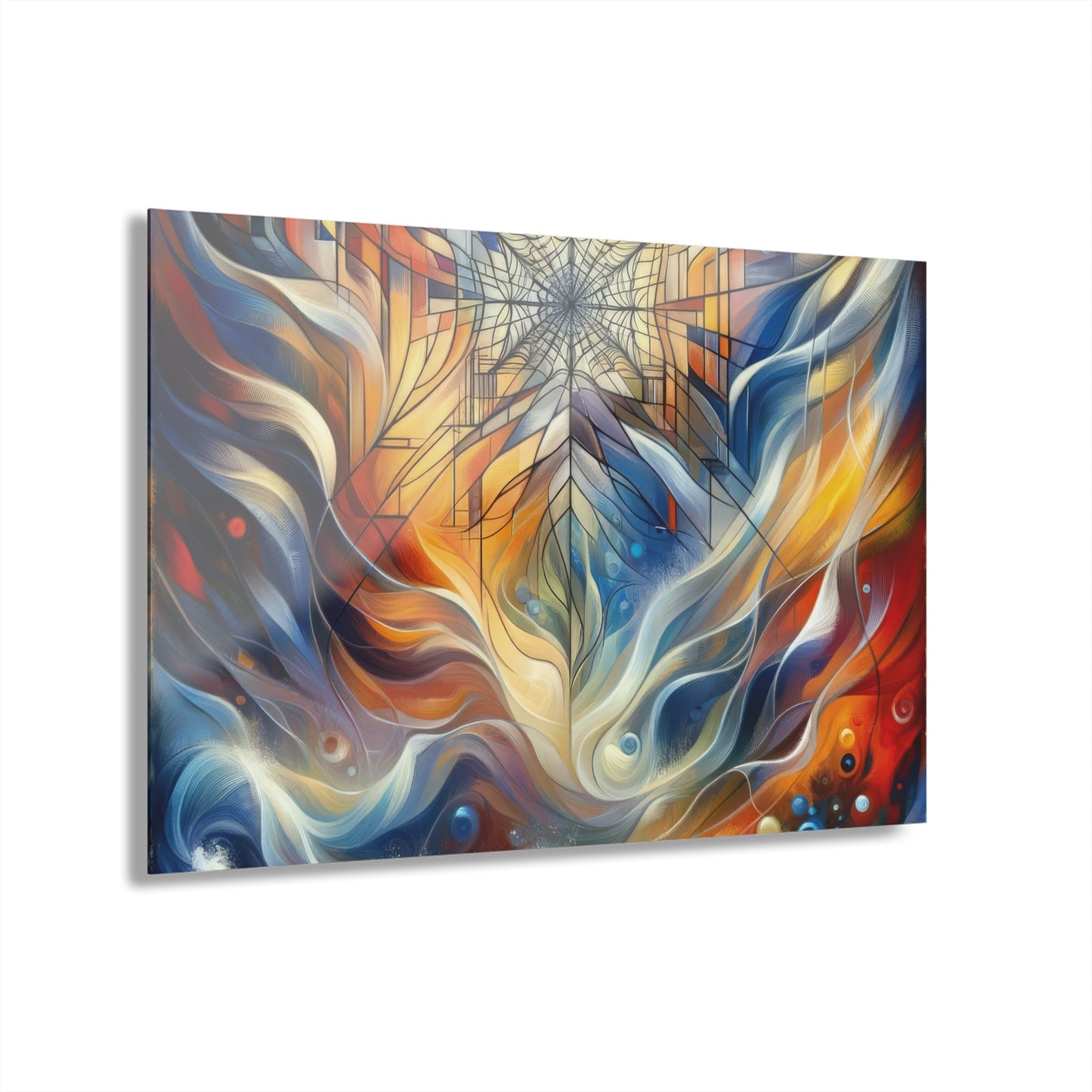 Weaving Renewal Web Acrylic Prints (French Cleat Hanging) - ATUH.ART