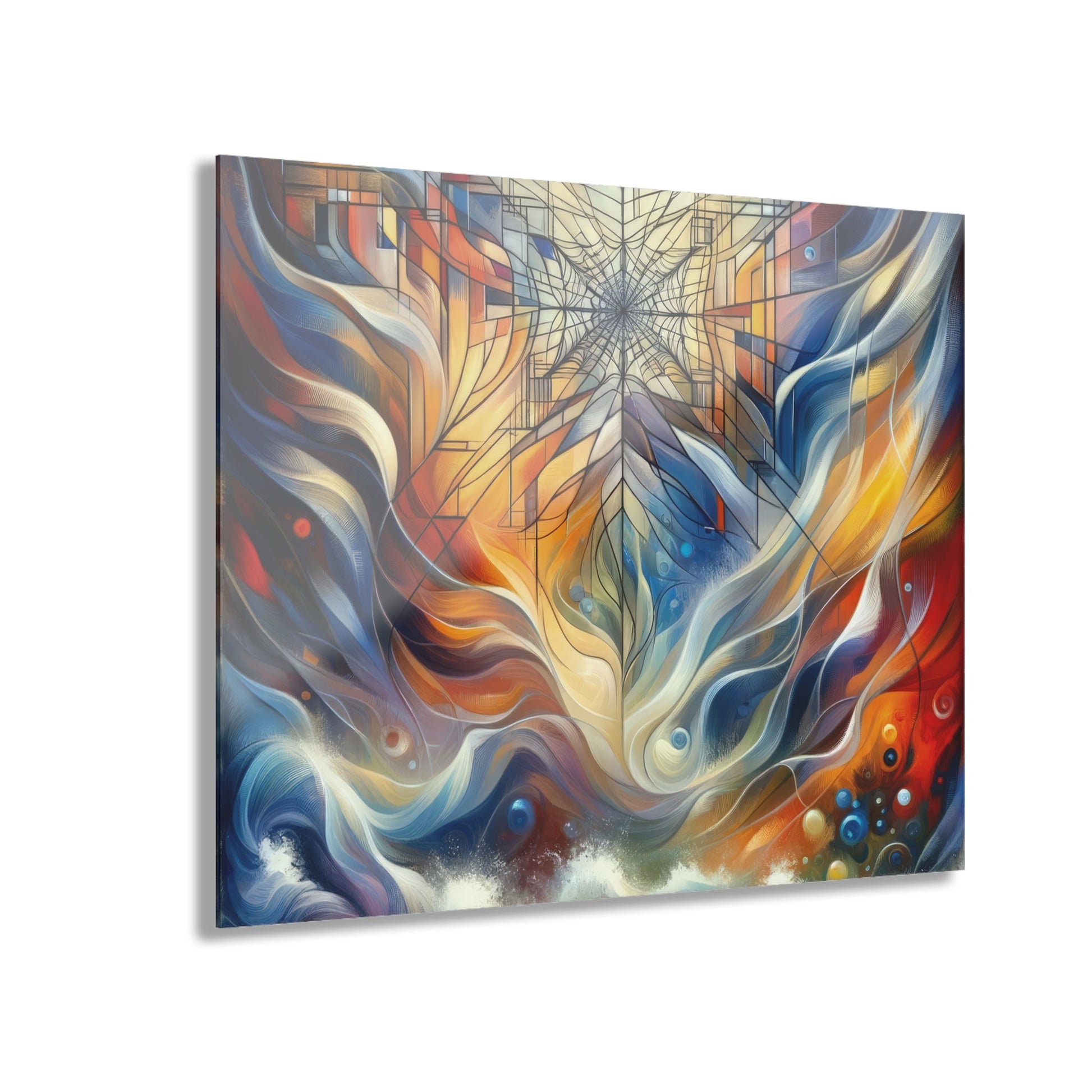 Weaving Renewal Web Acrylic Prints (French Cleat Hanging) - ATUH.ART