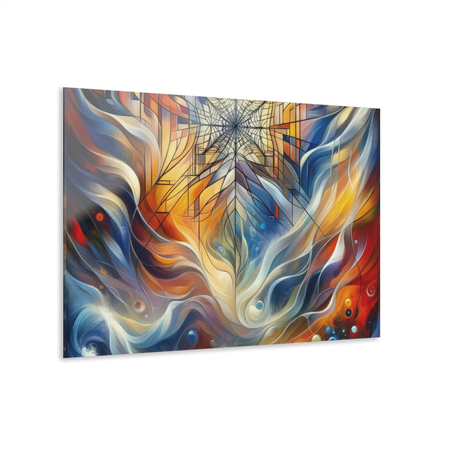 Weaving Renewal Web Acrylic Prints (French Cleat Hanging) - ATUH.ART
