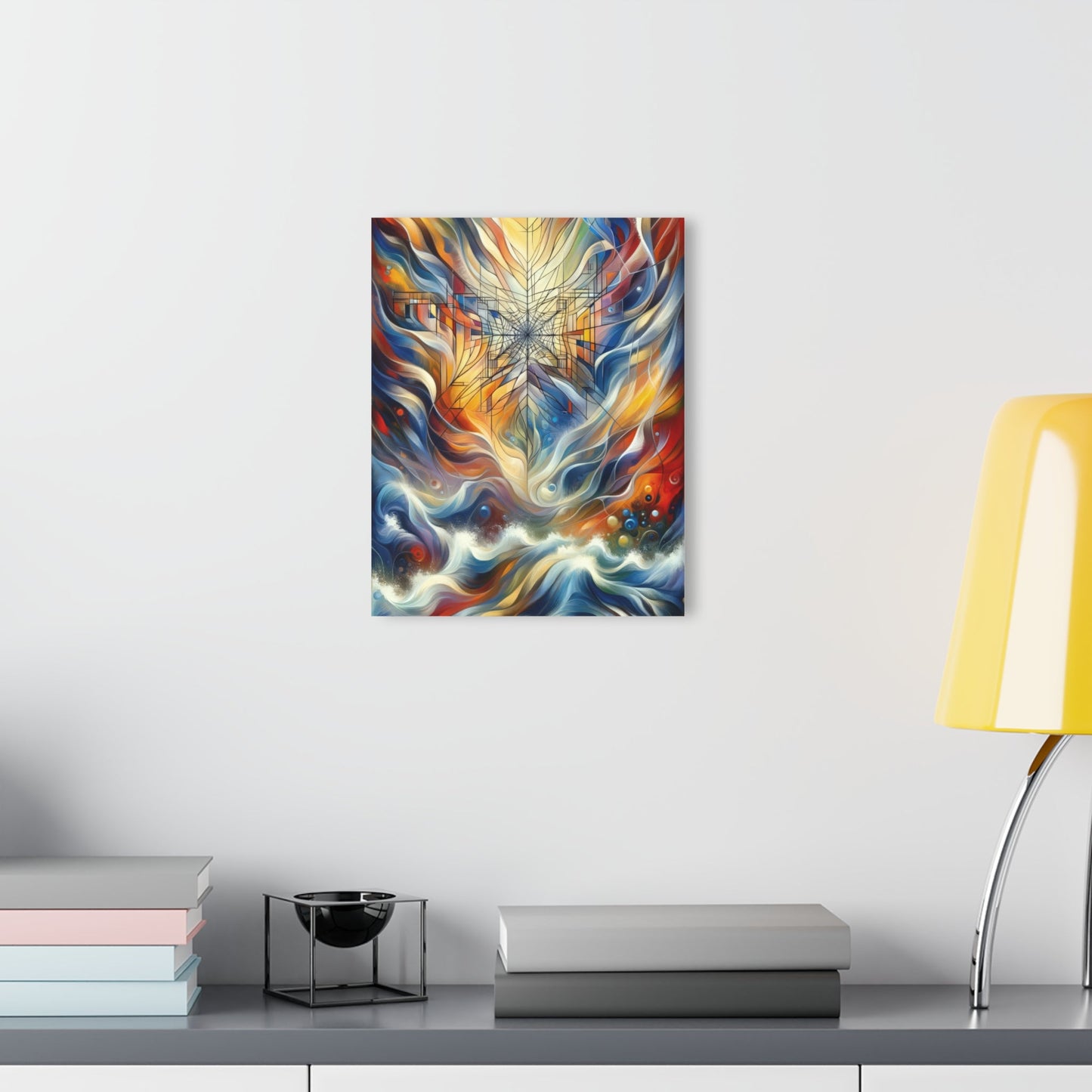 Weaving Renewal Web Acrylic Prints (French Cleat Hanging) - ATUH.ART