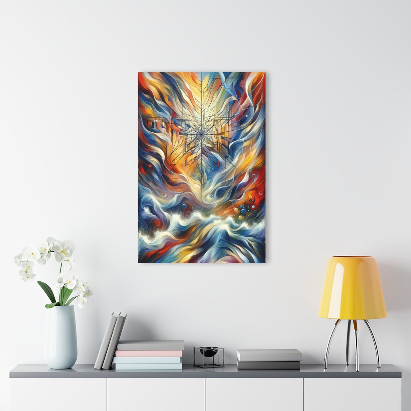 Weaving Renewal Web Acrylic Prints (French Cleat Hanging) - ATUH.ART