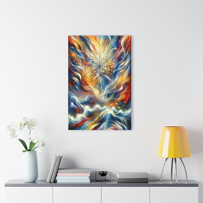 Weaving Renewal Web Acrylic Prints (French Cleat Hanging) - ATUH.ART