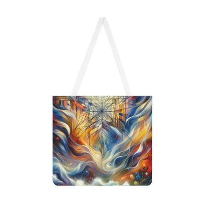 Weaving Renewal Web Shoulder Tote Bag (AOP) - ATUH.ART