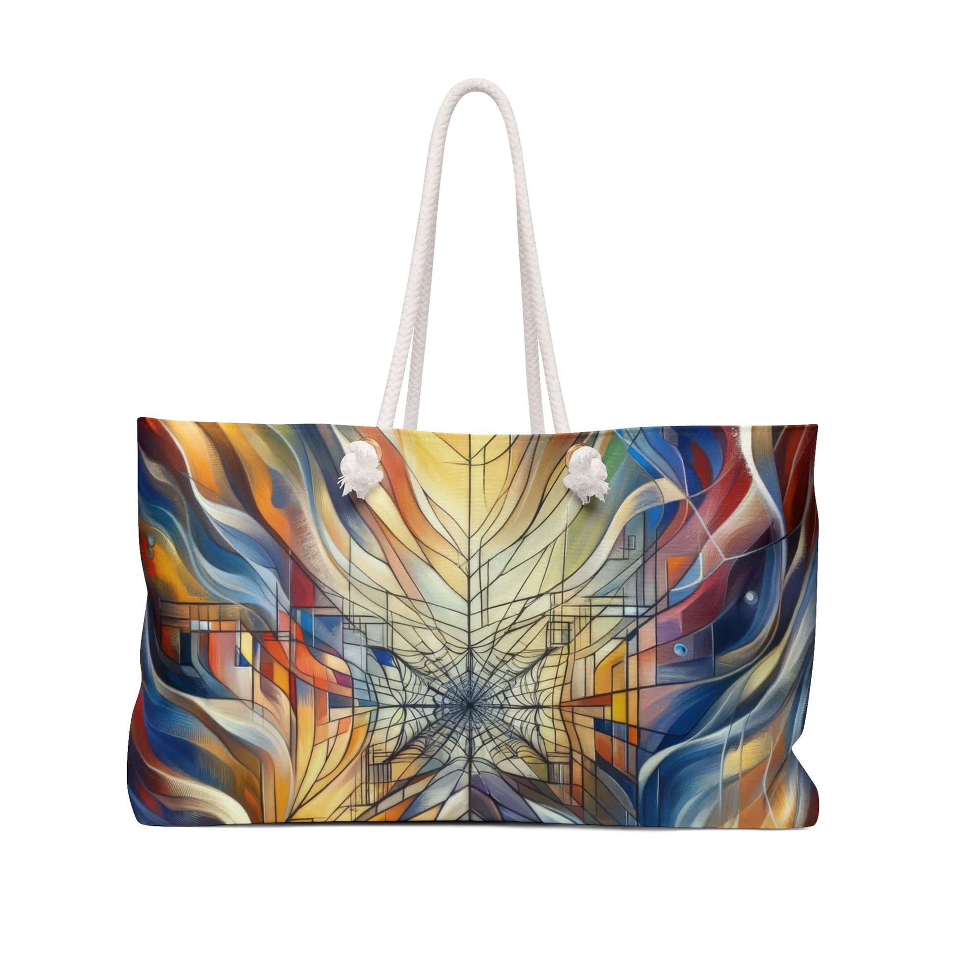 Weaving Renewal Web Weekender Bag - ATUH.ART