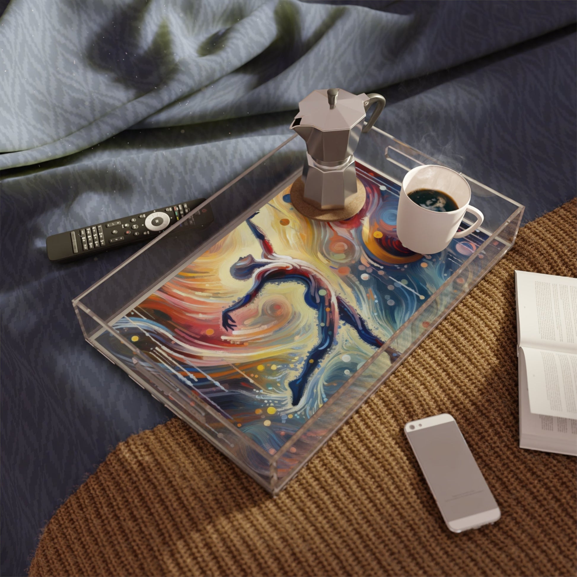 Wholehearted Divine Dance Acrylic Serving Tray - ATUH.ART
