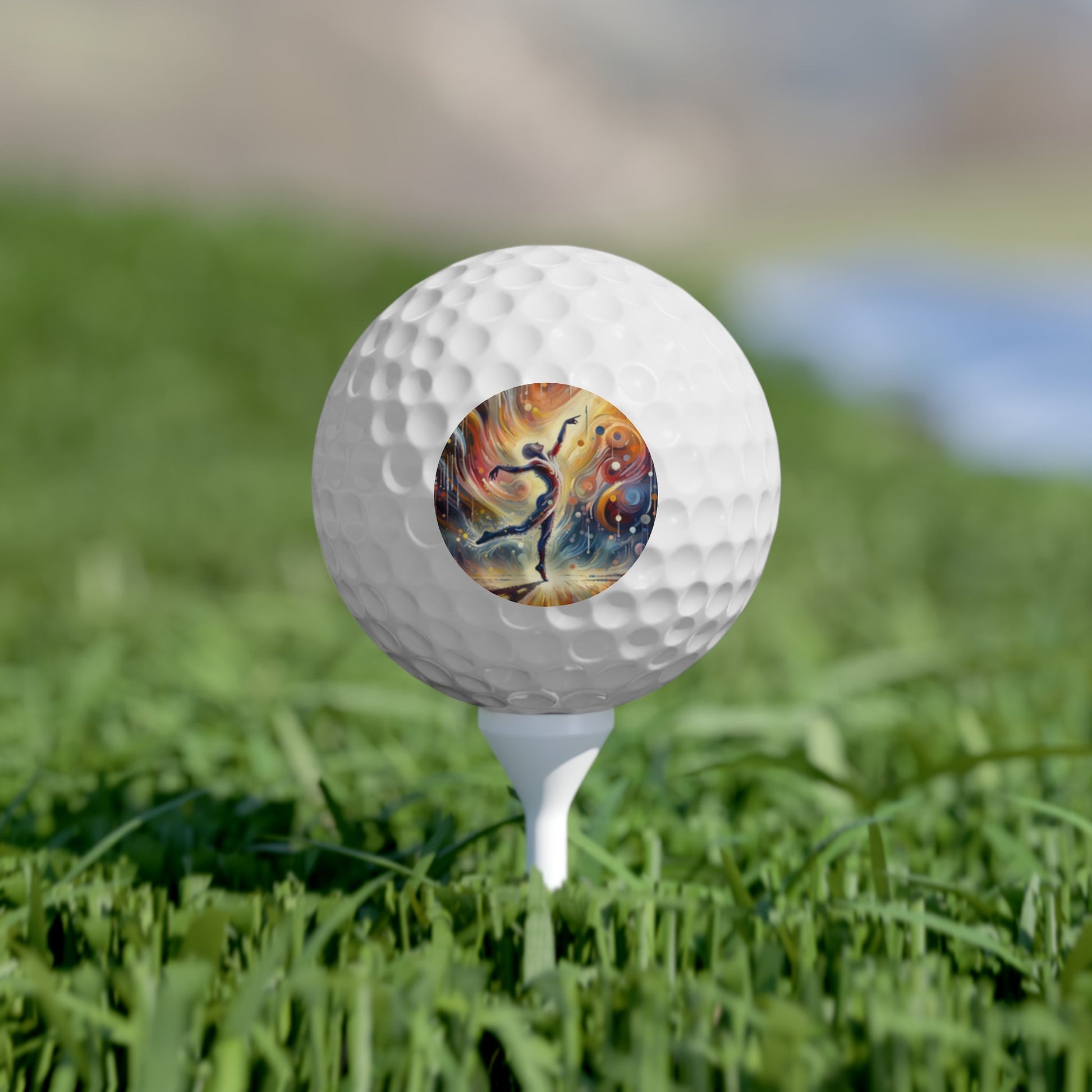 Wholehearted Divine Dance Golf Balls, 6pcs - ATUH.ART