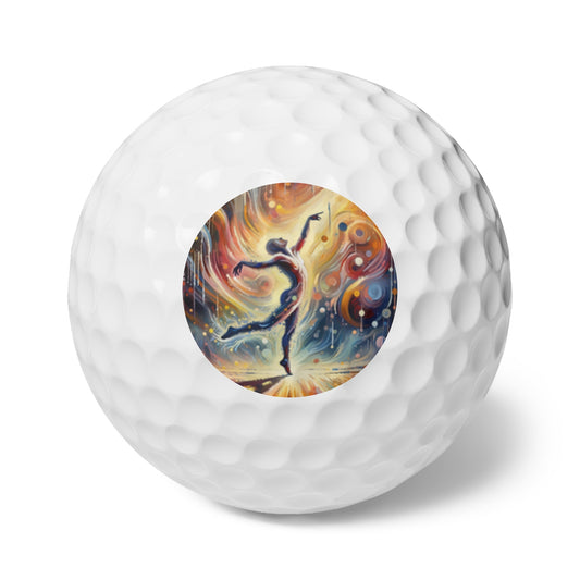 Wholehearted Divine Dance Golf Balls, 6pcs - ATUH.ART