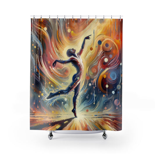 Wholehearted Divine Dance Shower Curtains - ATUH.ART