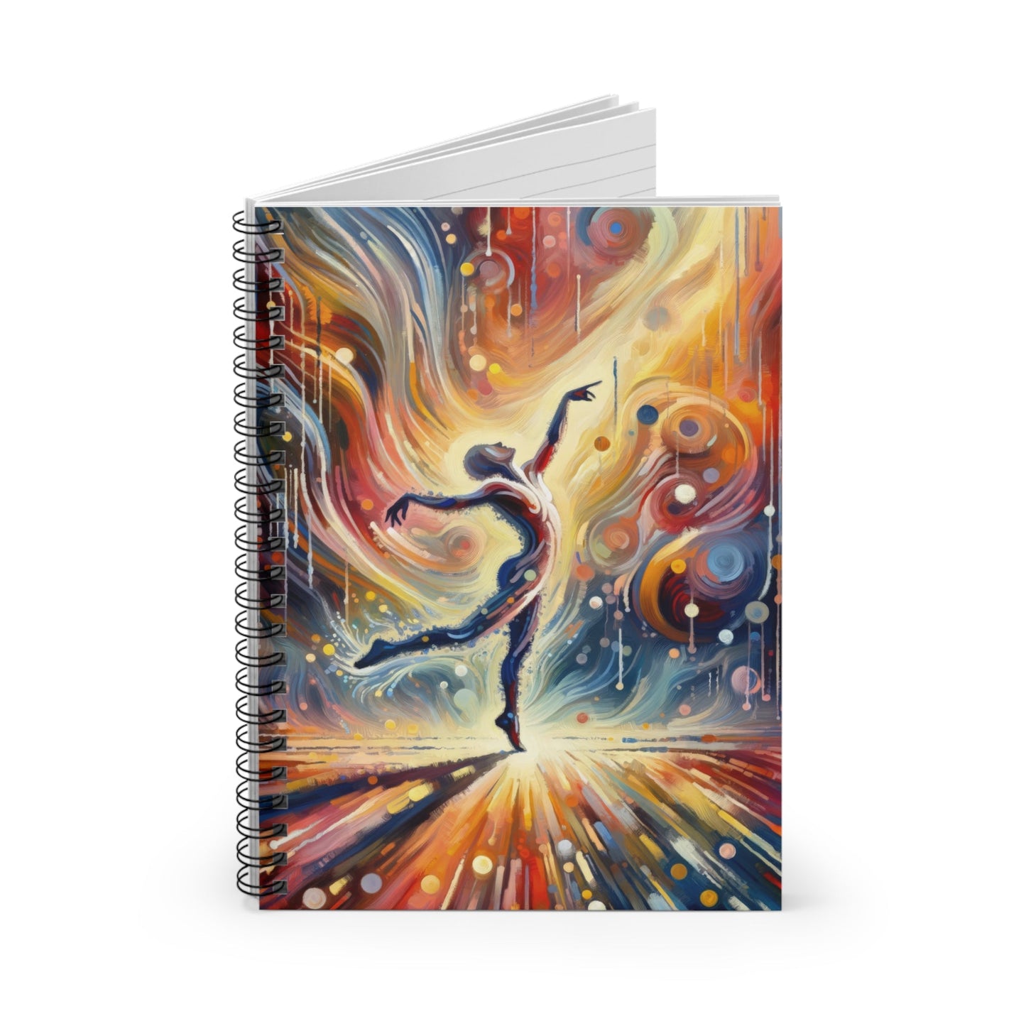 Wholehearted Divine Dance Spiral Notebook - Ruled Line - ATUH.ART