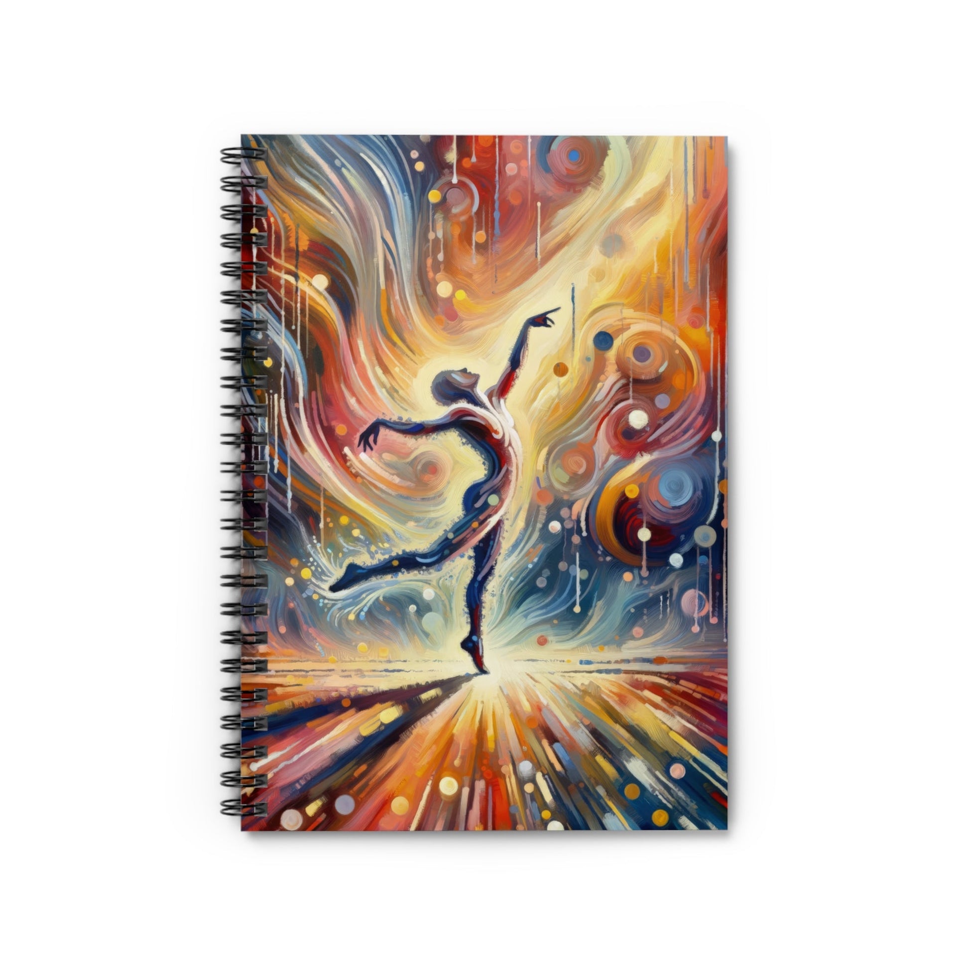 Wholehearted Divine Dance Spiral Notebook - Ruled Line - ATUH.ART