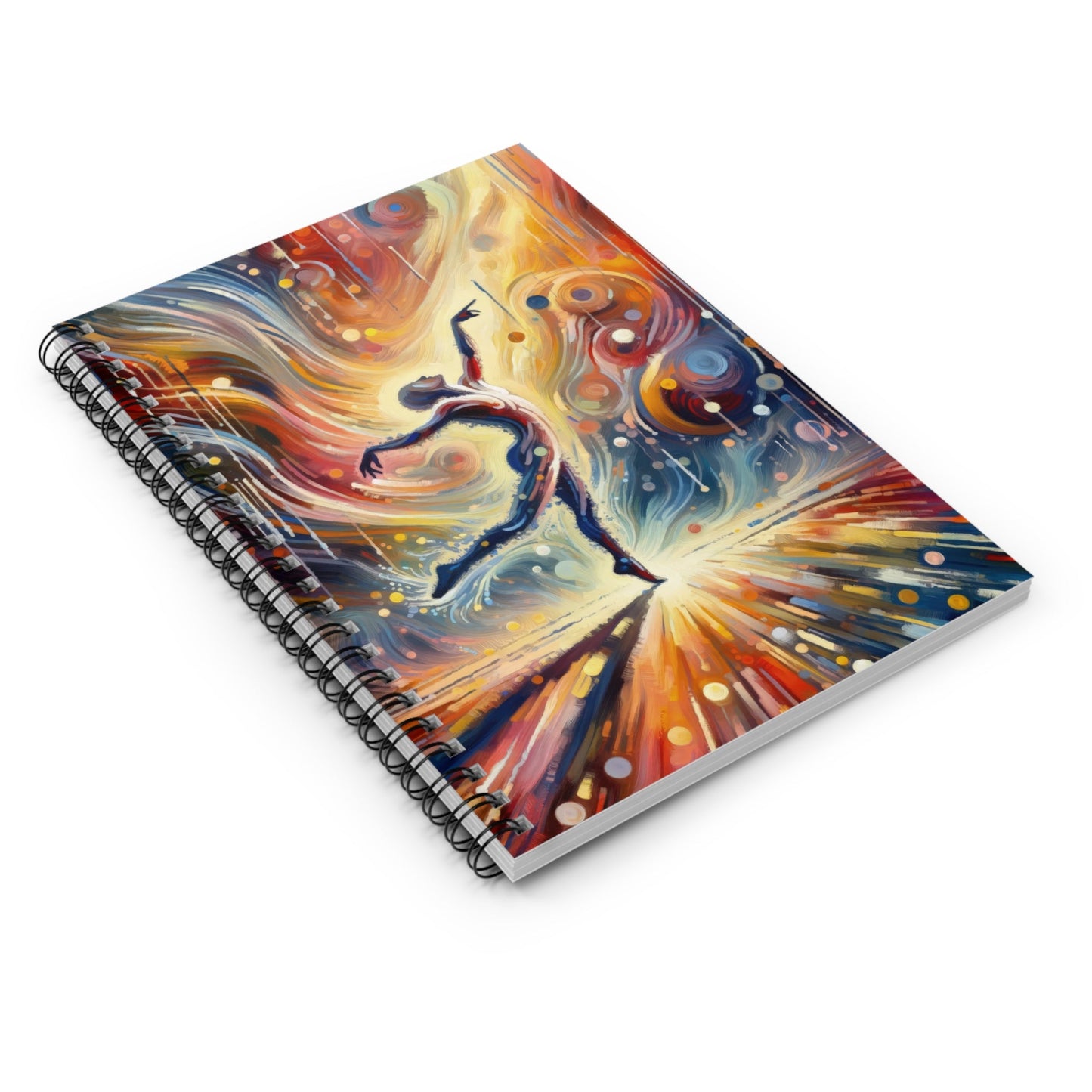 Wholehearted Divine Dance Spiral Notebook - Ruled Line - ATUH.ART