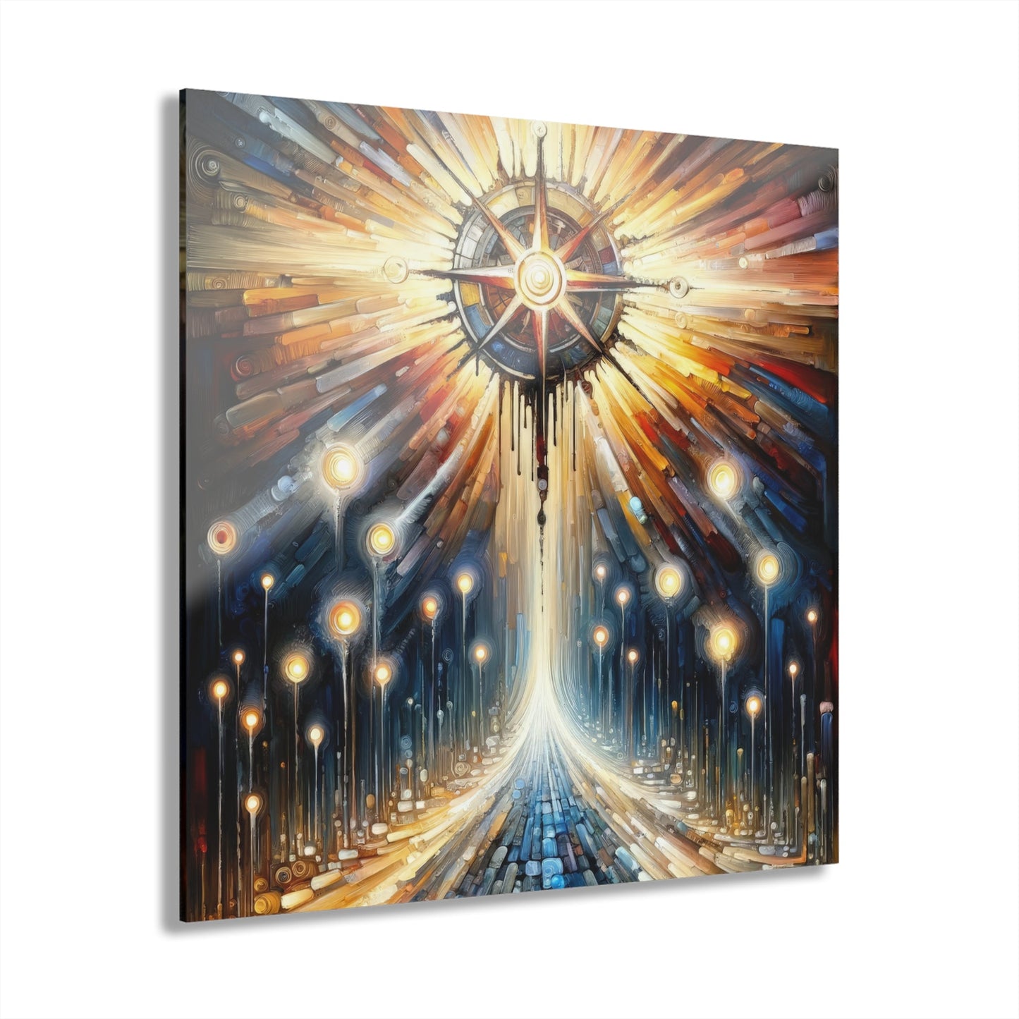 Wisdom Compass Journey Acrylic Prints (French Cleat Hanging) - ATUH.ART